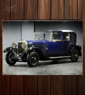 Металлическая табличка Hispano-Suiza H6B Coupe Chauffeur by Kellner